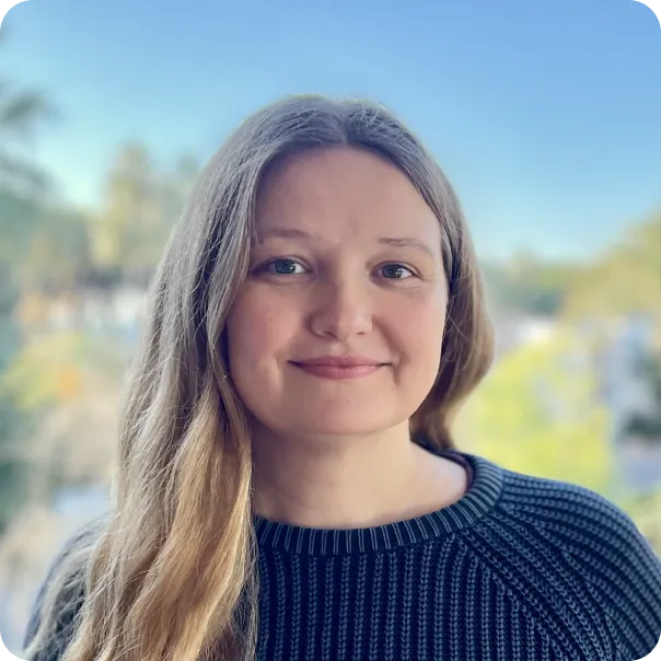 Portrait of Iga Gawronska, senior product designer